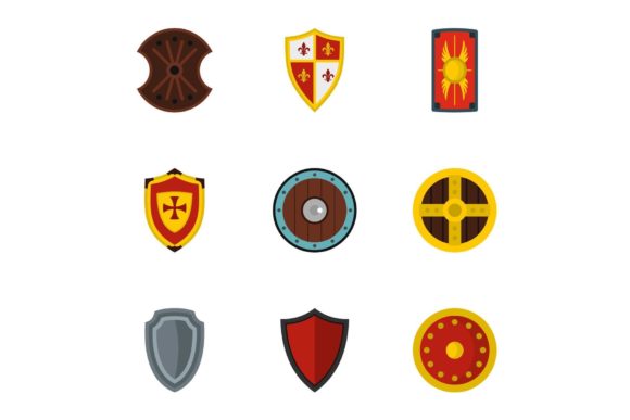 Download Various Knight Shield Icons Set - Icons Collection