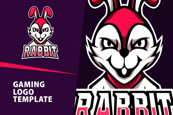 Download Rabbit Mascot Gaming Logo Design - Mascot Collection